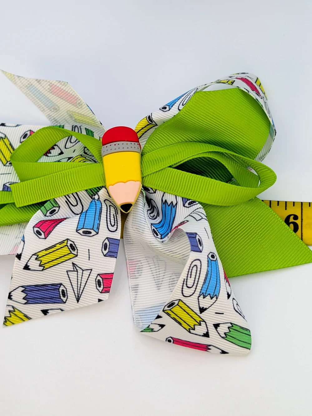 Multi-Color School Themed Alligator Clip Hairbows- Bundle Or Single Price